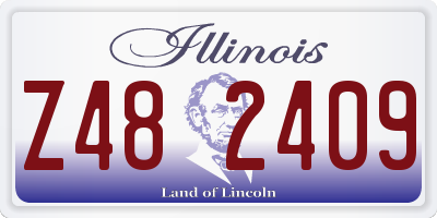 IL license plate Z482409
