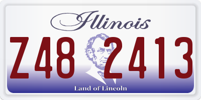 IL license plate Z482413