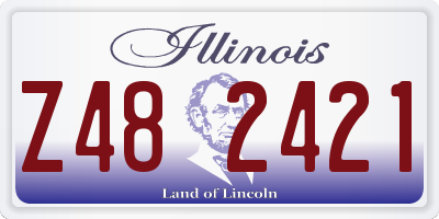 IL license plate Z482421