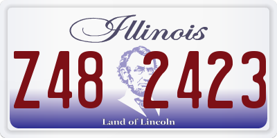 IL license plate Z482423