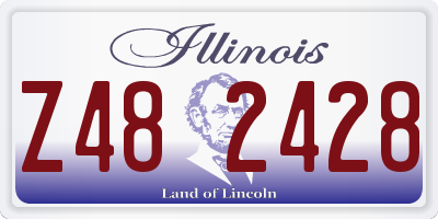 IL license plate Z482428