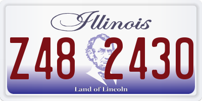 IL license plate Z482430