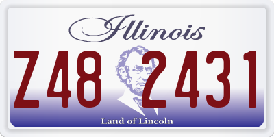 IL license plate Z482431
