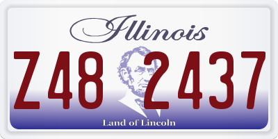 IL license plate Z482437