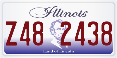 IL license plate Z482438