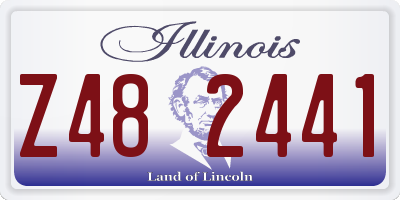 IL license plate Z482441