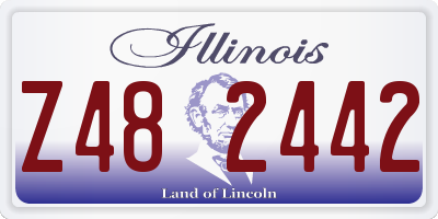 IL license plate Z482442