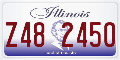 IL license plate Z482450