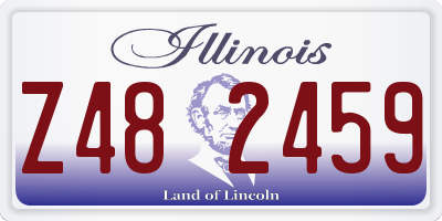 IL license plate Z482459