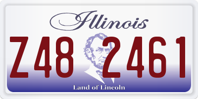 IL license plate Z482461