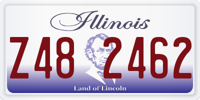 IL license plate Z482462