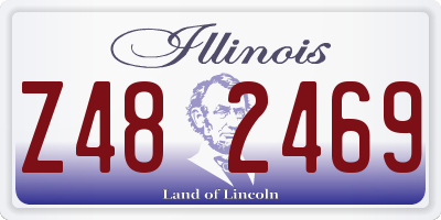 IL license plate Z482469