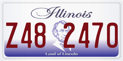 IL license plate Z482470
