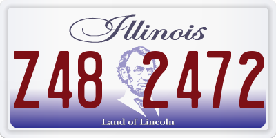 IL license plate Z482472