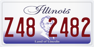 IL license plate Z482482