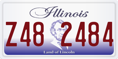 IL license plate Z482484