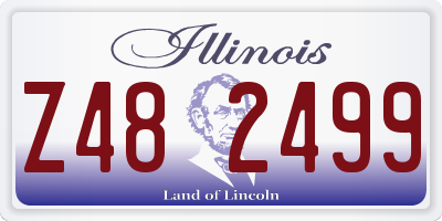 IL license plate Z482499