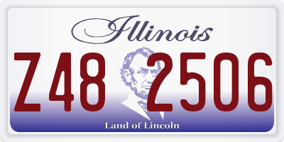 IL license plate Z482506