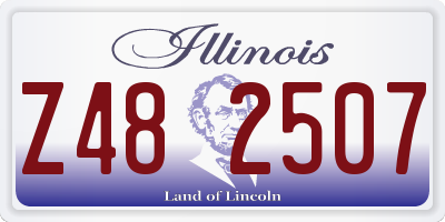 IL license plate Z482507