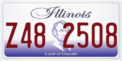 IL license plate Z482508