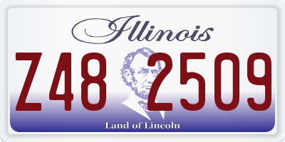 IL license plate Z482509
