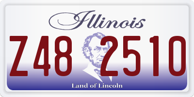 IL license plate Z482510