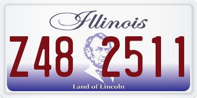 IL license plate Z482511