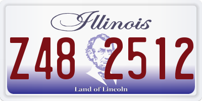 IL license plate Z482512
