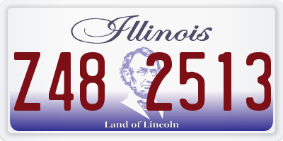 IL license plate Z482513
