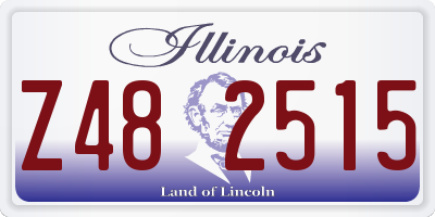 IL license plate Z482515