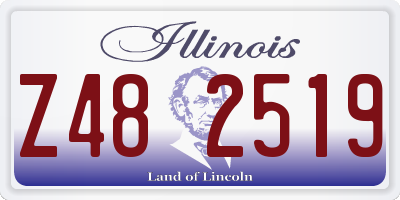 IL license plate Z482519