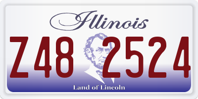IL license plate Z482524