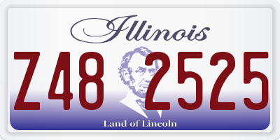 IL license plate Z482525