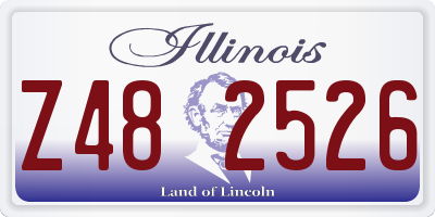 IL license plate Z482526