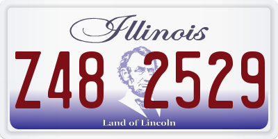 IL license plate Z482529