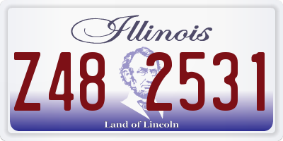 IL license plate Z482531