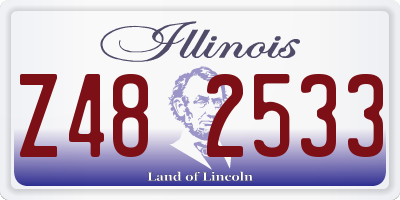 IL license plate Z482533