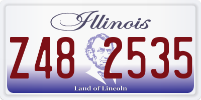 IL license plate Z482535