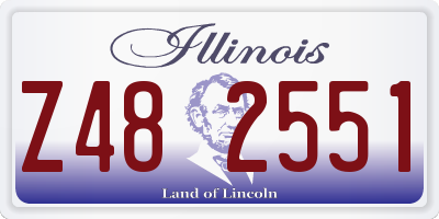IL license plate Z482551