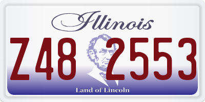 IL license plate Z482553