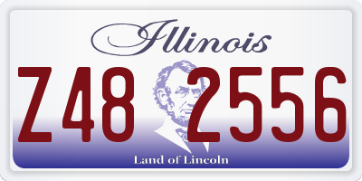 IL license plate Z482556