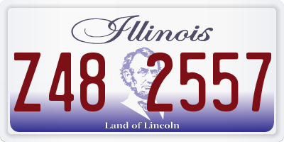 IL license plate Z482557