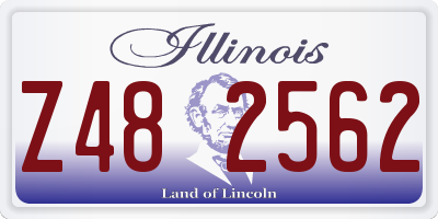 IL license plate Z482562