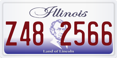 IL license plate Z482566