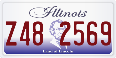 IL license plate Z482569