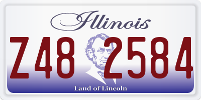 IL license plate Z482584
