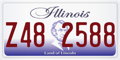 IL license plate Z482588