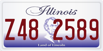 IL license plate Z482589