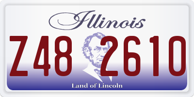 IL license plate Z482610