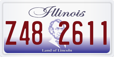 IL license plate Z482611